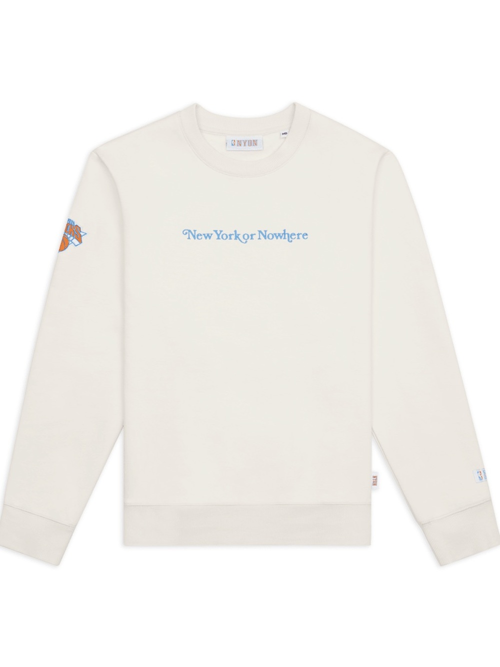 New York or Nowhere Cream Knicks Crewneck Sweatshirt